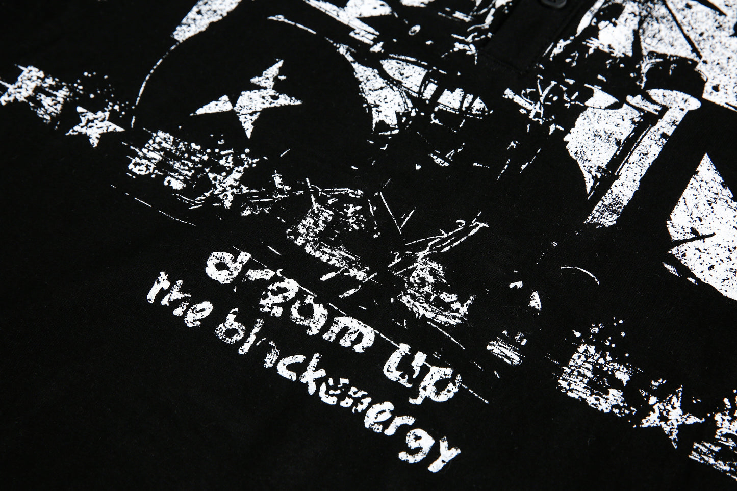 Punk Flag Art | Button Sweatshirt - Luxuryurbanwear