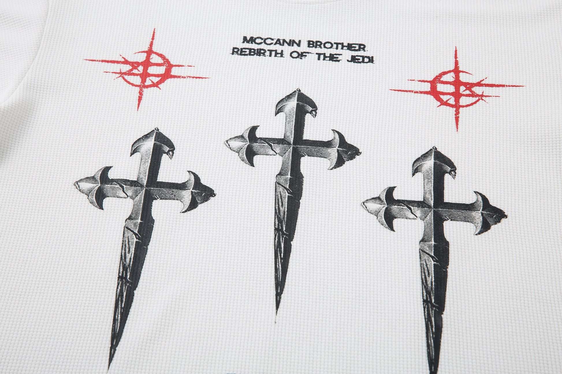 Gothic Cross Print | Graphic Sweatshirt - Luxuryurbanwear