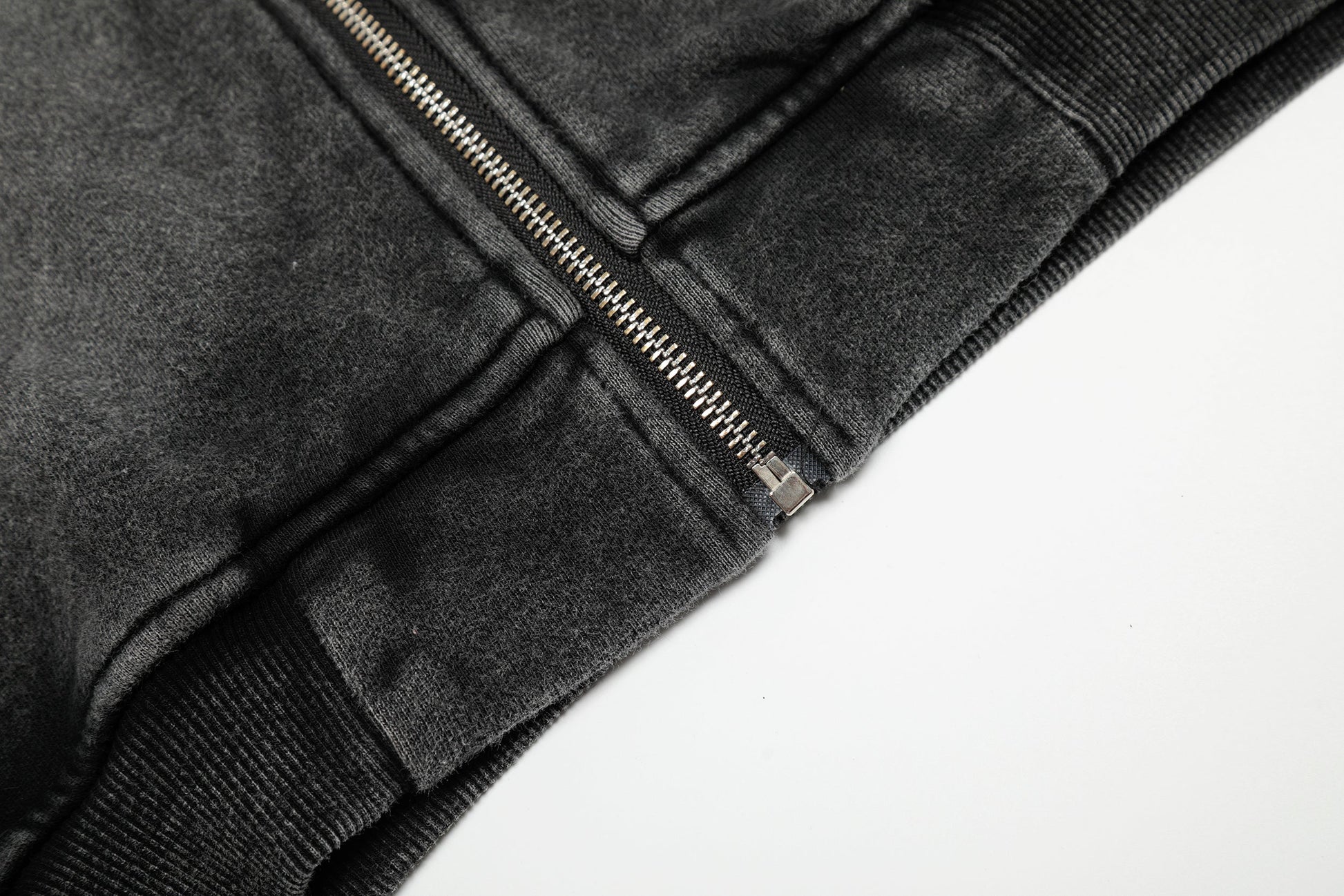 Washed | Oversized Zip Up Hoodie - Luxuryurbanwear