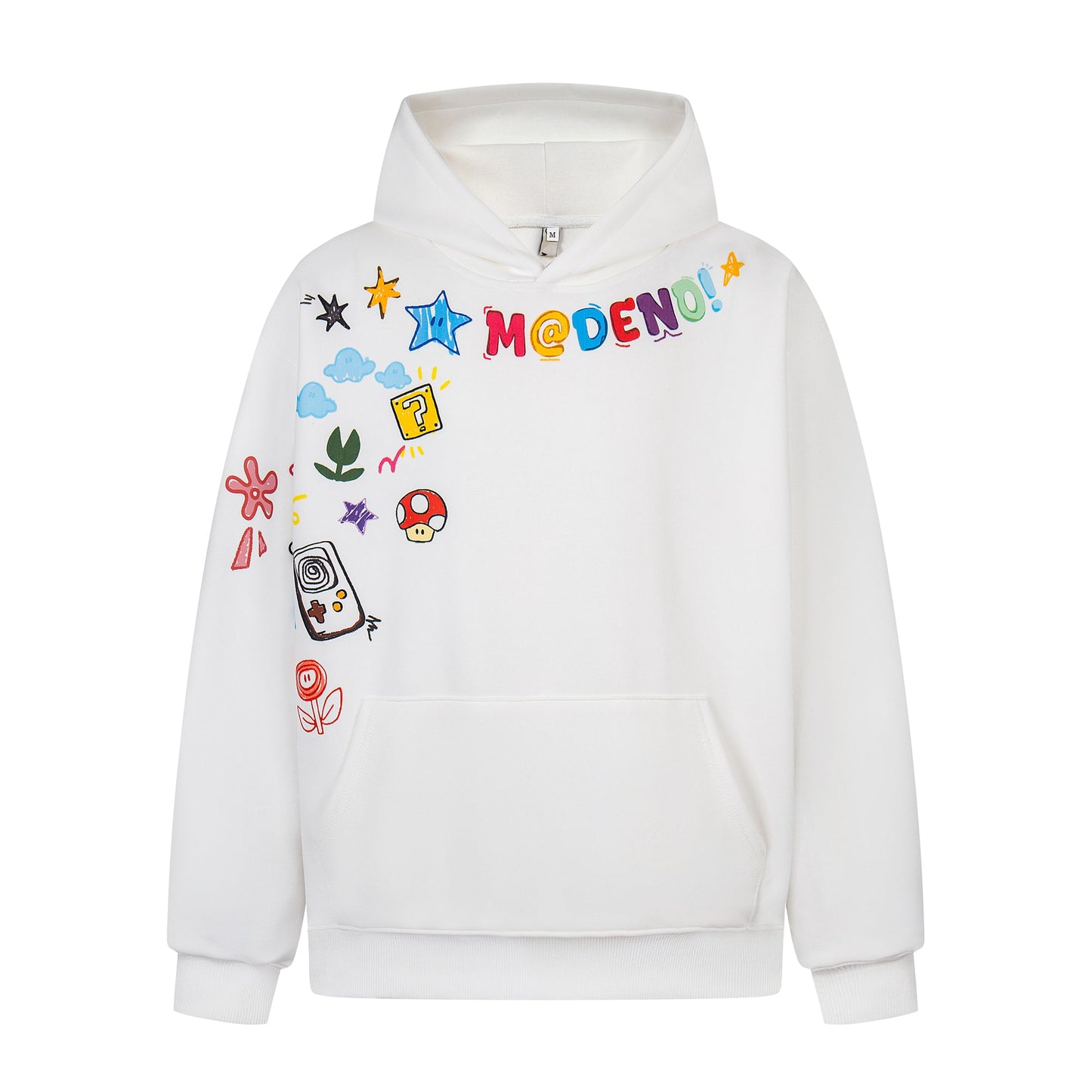 Graffiti Cartoon Print | Pullover Hoodie - Luxuryurbanwear