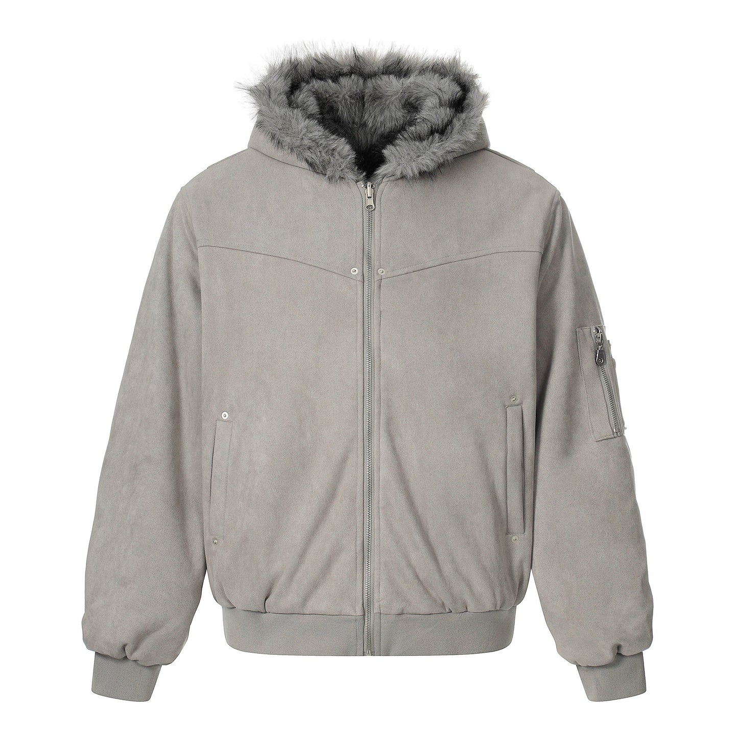 Reversible Fur | Winter Hooded Jacket - Luxuryurbanwear