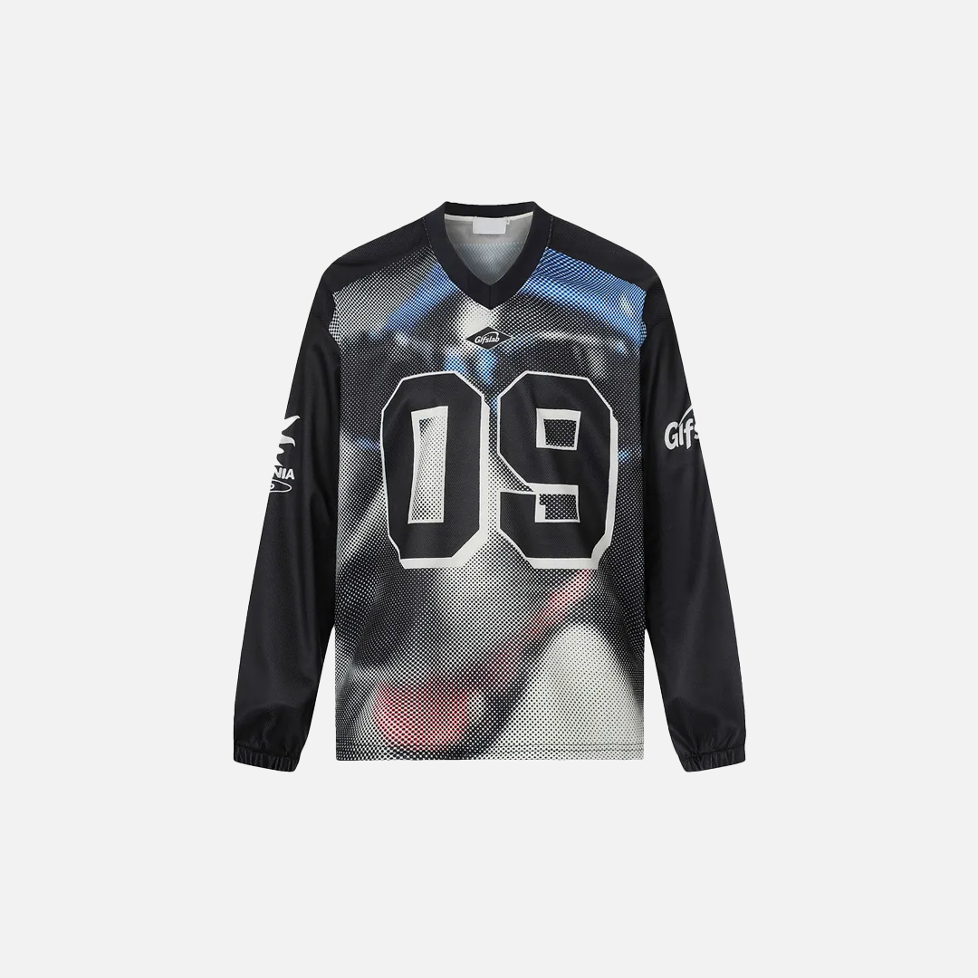 Vintage Grunge Dog Graphic Patchwork T-Shirt - Luxuryurbanwear