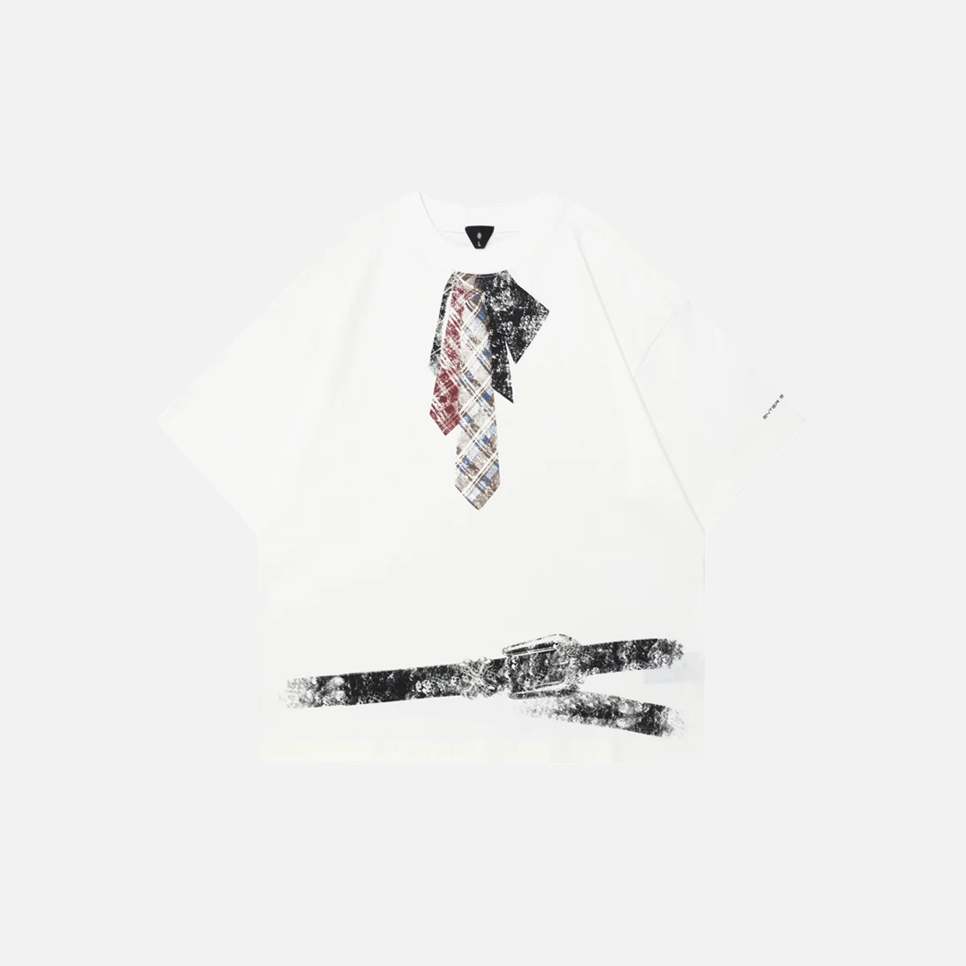 Oversize Graphic Print Loose Fit Short Sleeve T-Shirt - Luxuryurbanwear