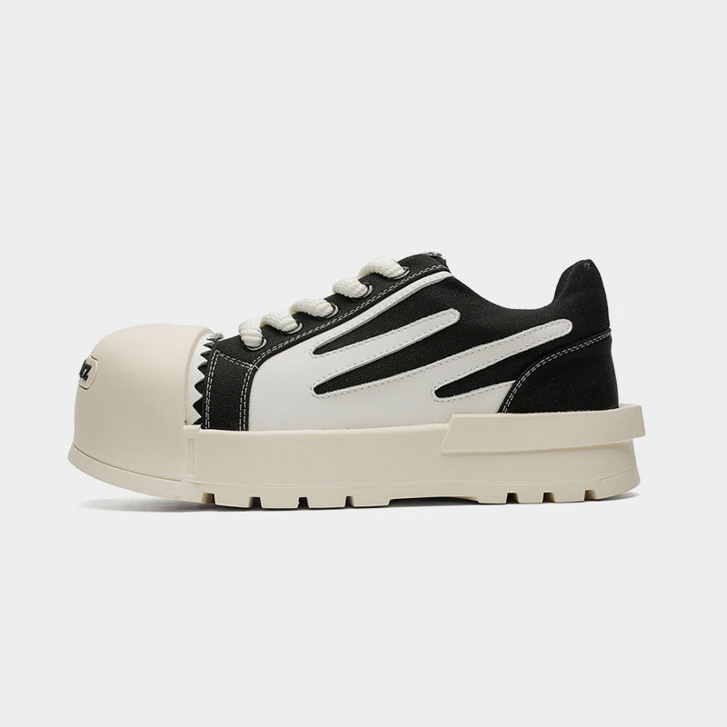 Star Cap | Chunky Canvas Sneakers - Luxuryurbanwear