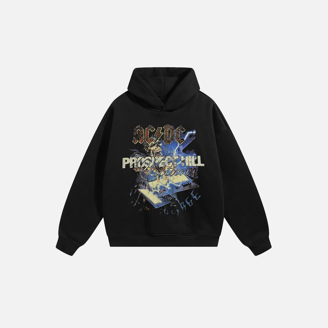 Streetwear Skull Graphic Hip Hop Hoodie - Luxuryurbanwear