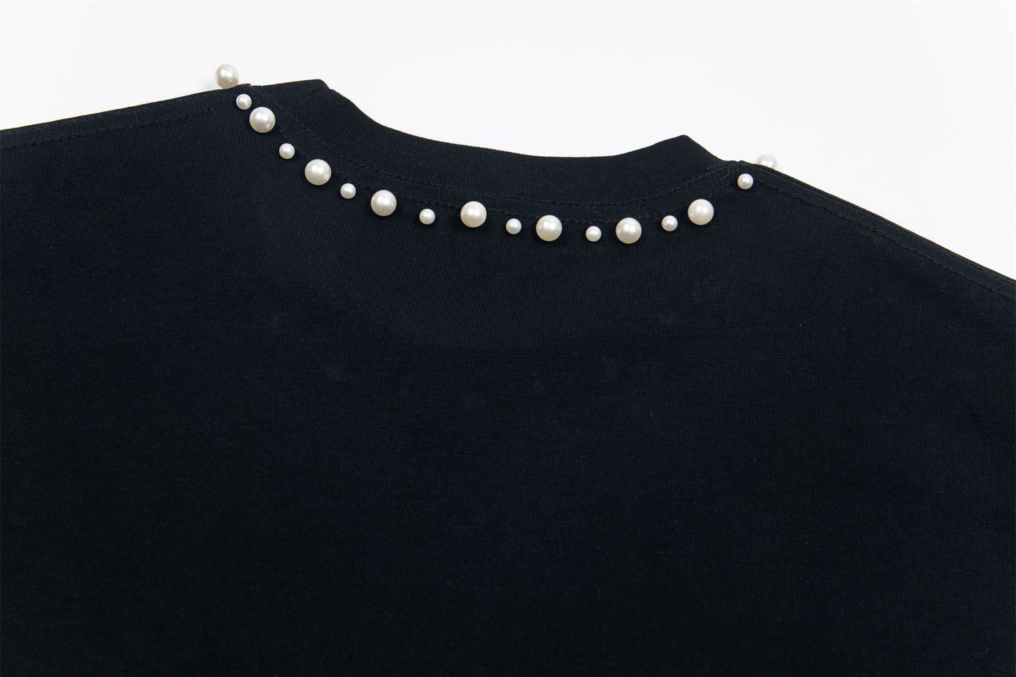 Pearl Studded | Hip Hop T-shirt - Luxuryurbanwear
