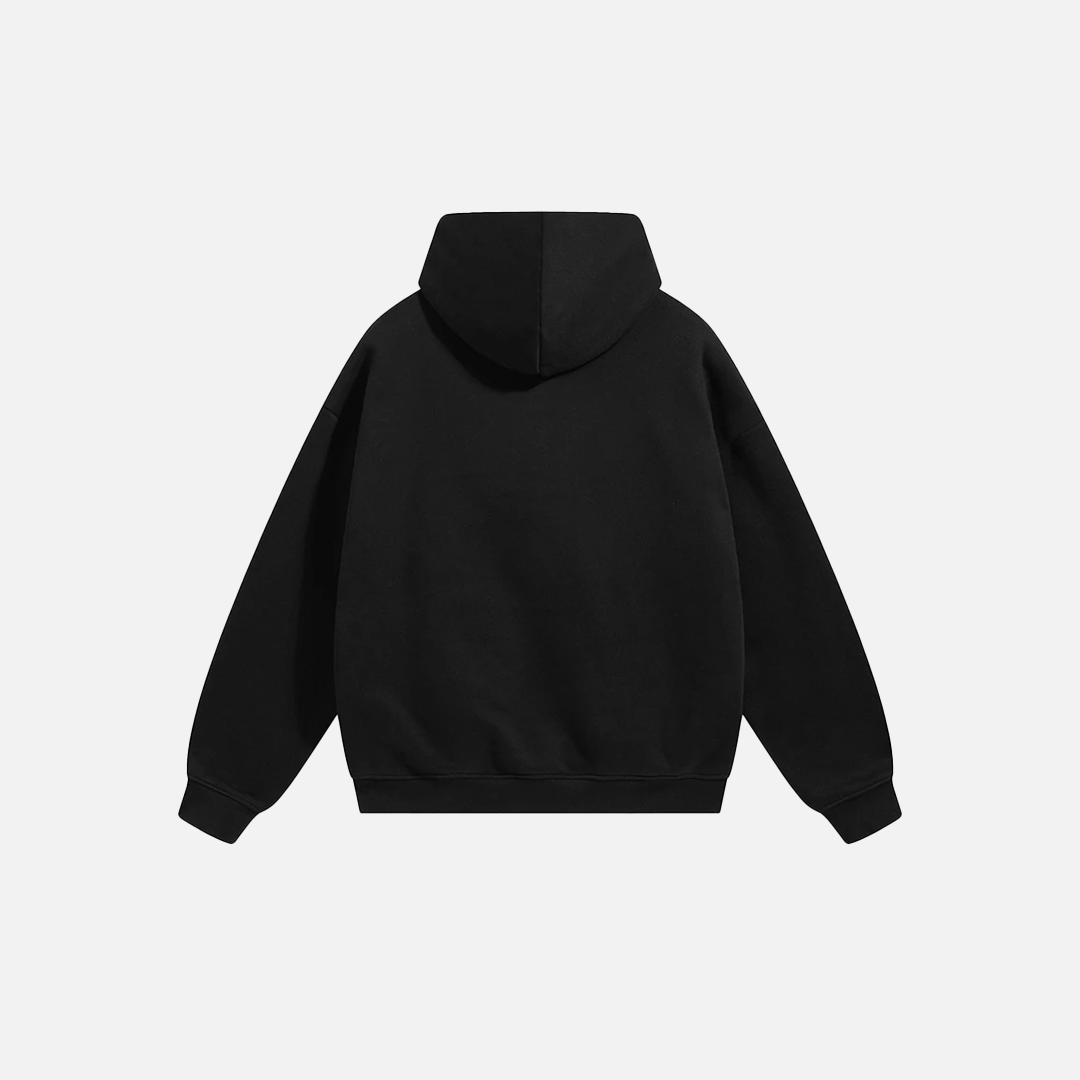 Burning Question Mark Graphic Hip Hop Hoodie - Luxuryurbanwear