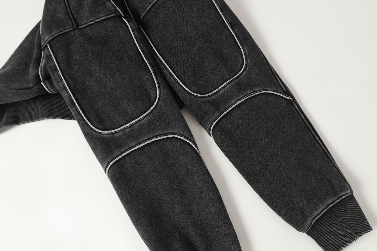 Retro Deconstructed | Patchwork Washed Hoodie - Luxuryurbanwear