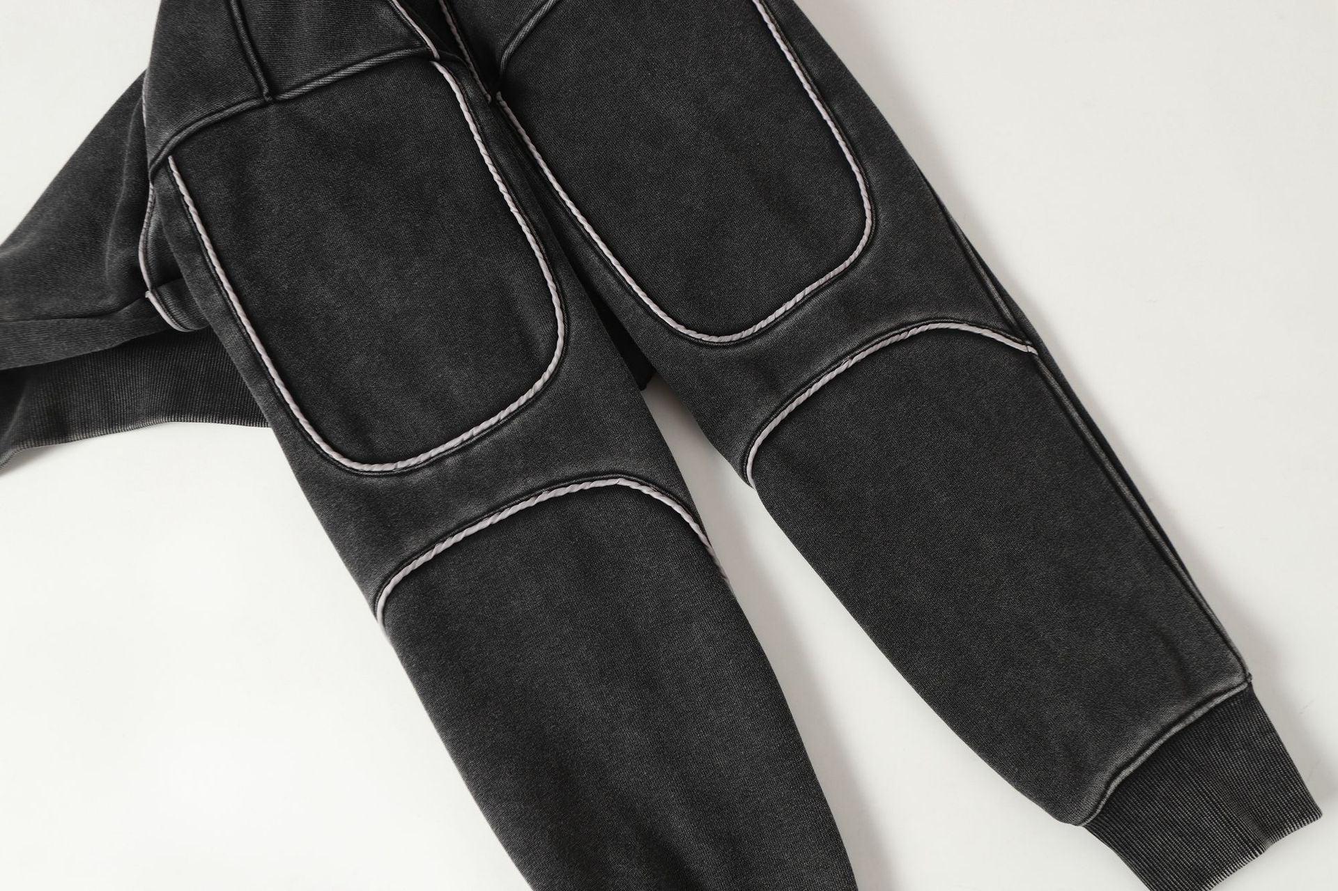 Retro Deconstructed | Patchwork Washed Hoodie - Luxuryurbanwear