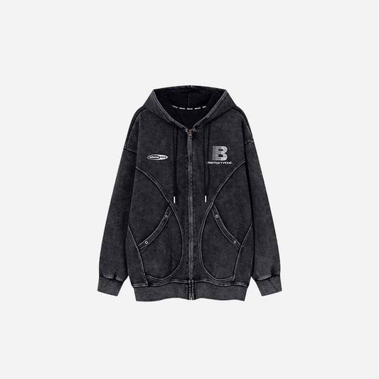 Zip Up Hoodie Urban Track