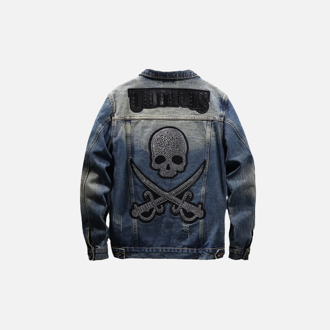 Durable Y2K Oversized Heavy-Duty Cowboy Denim Jacket - Luxuryurbanwear