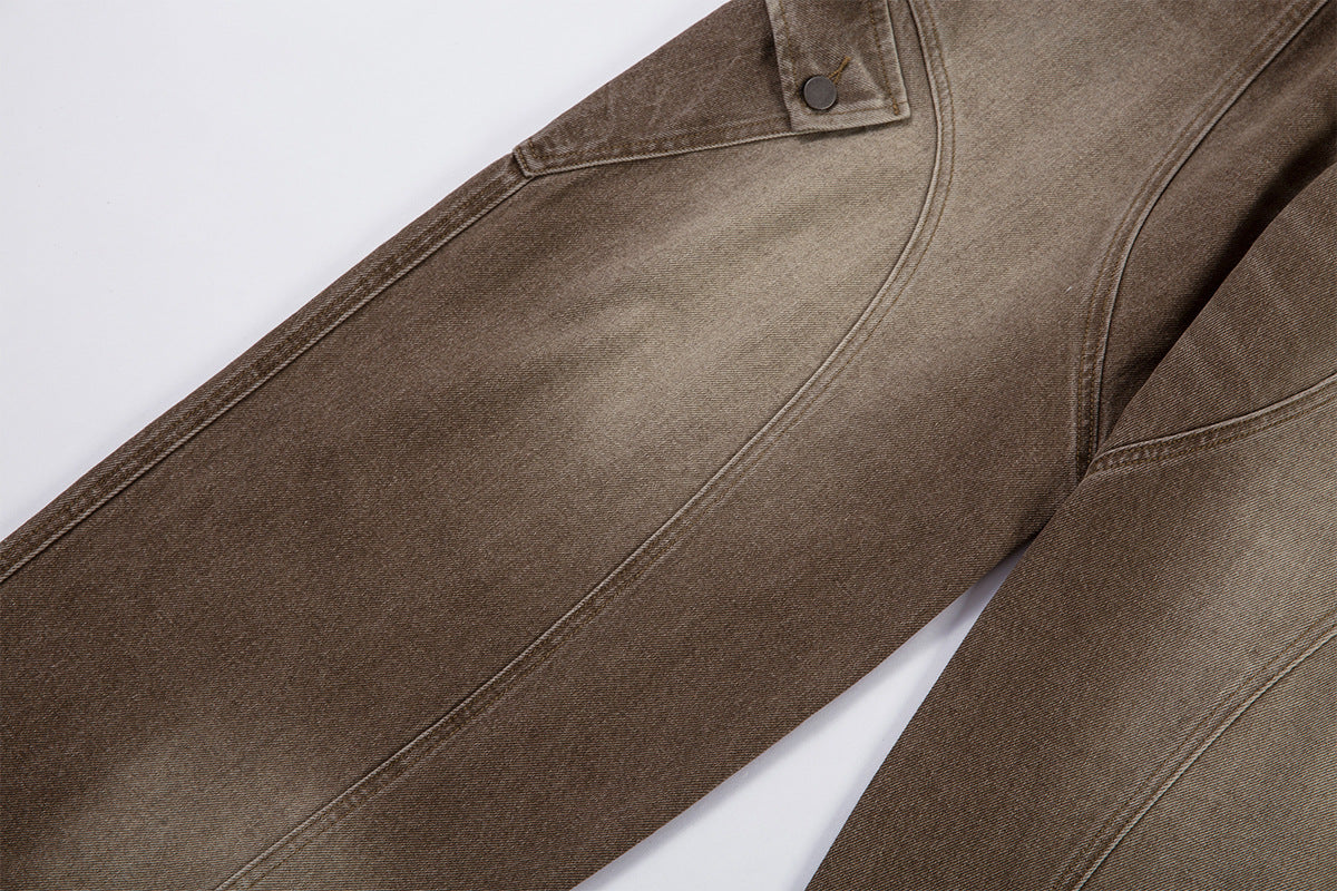 Vintage Washed Workwear | Barrel Jeans - Luxuryurbanwear