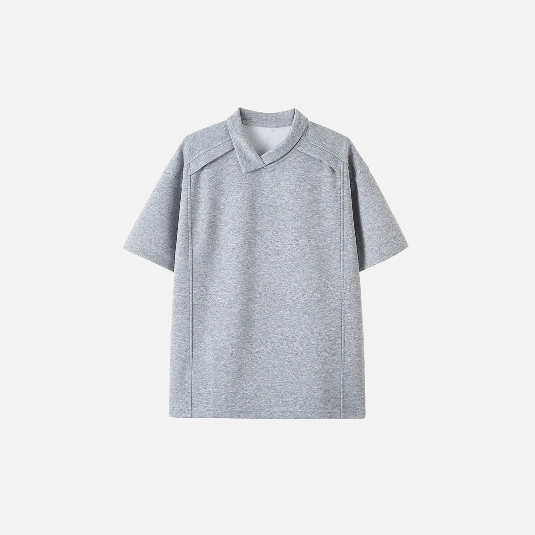 Summer Classic Irregular Polo Collar T-Shirt - Luxuryurbanwear