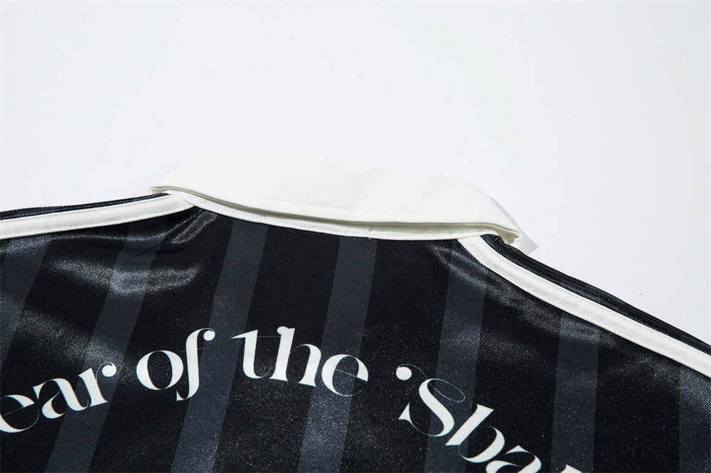 Retro Striped | Oversized Jersey - Luxuryurbanwear
