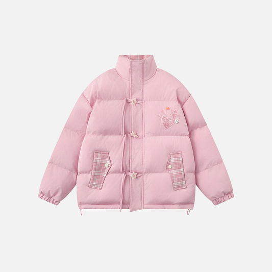 Fashionable Thick Warm Casual High Neck Puffer Jacket - Luxuryurbanwear