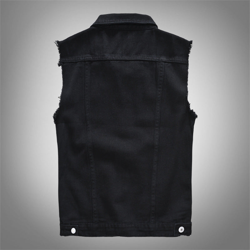 Biker Denim Vest