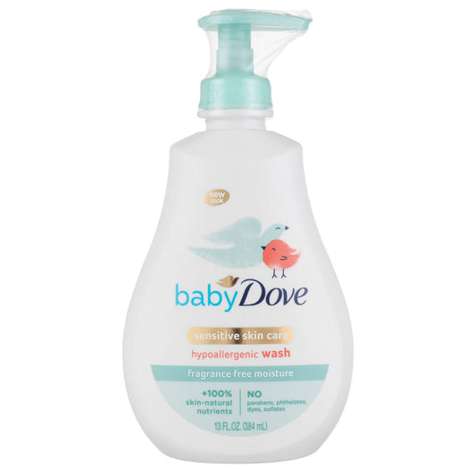 Dove Baby Tip To Toe Wash 13 Ounce Sensitive Pump (384ml) (6 Pack)