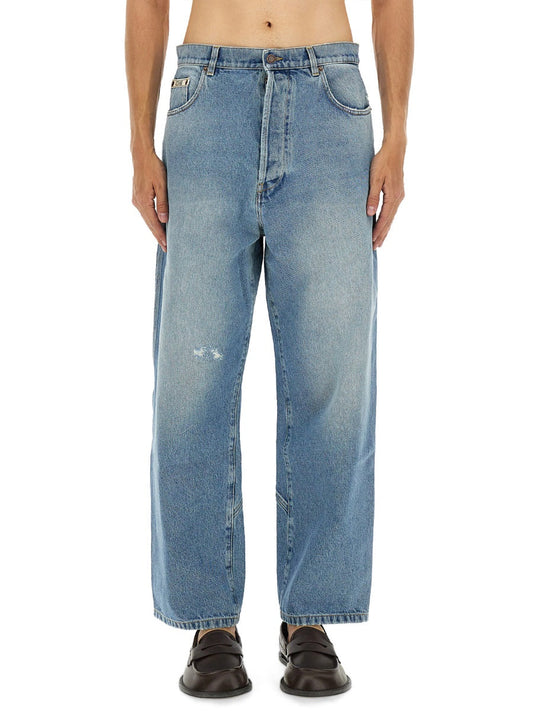 Moschino Men Cotton Denim Jeans