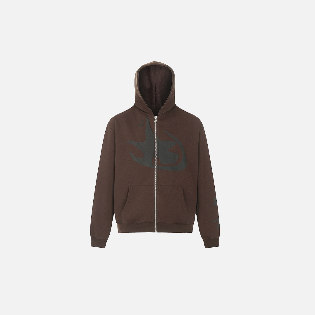 Streetwear Cozy Star Print Oversized Hooded Sweatshirt - Luxuryurbanwear
