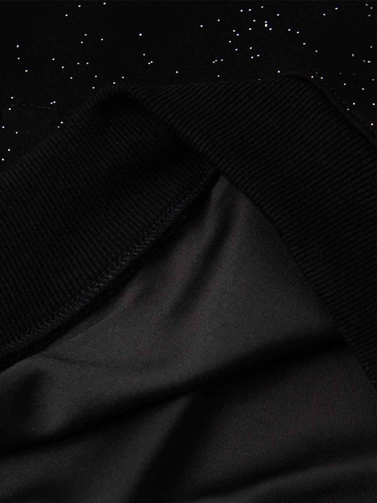 Simple Letter Print Sparking Loose Hoodie