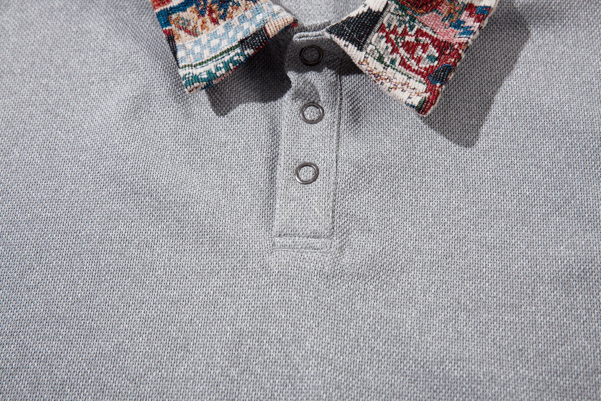 Patchwork Collar Design | Polo Shirt - Luxuryurbanwear