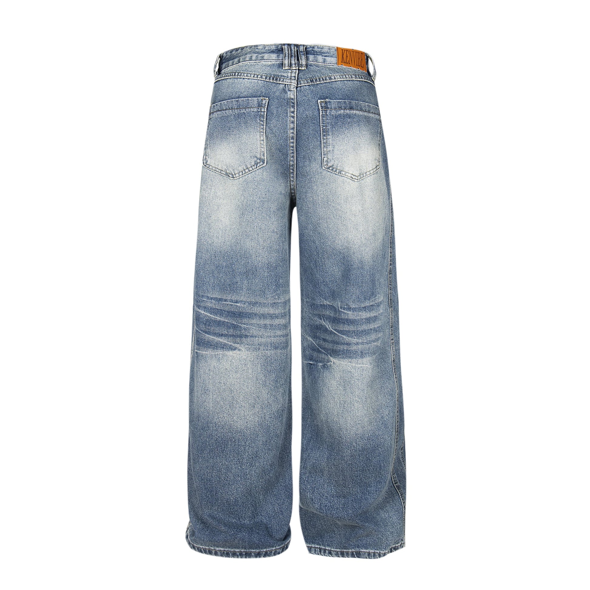 Heavy Bleached | Demin Jeans - Luxuryurbanwear