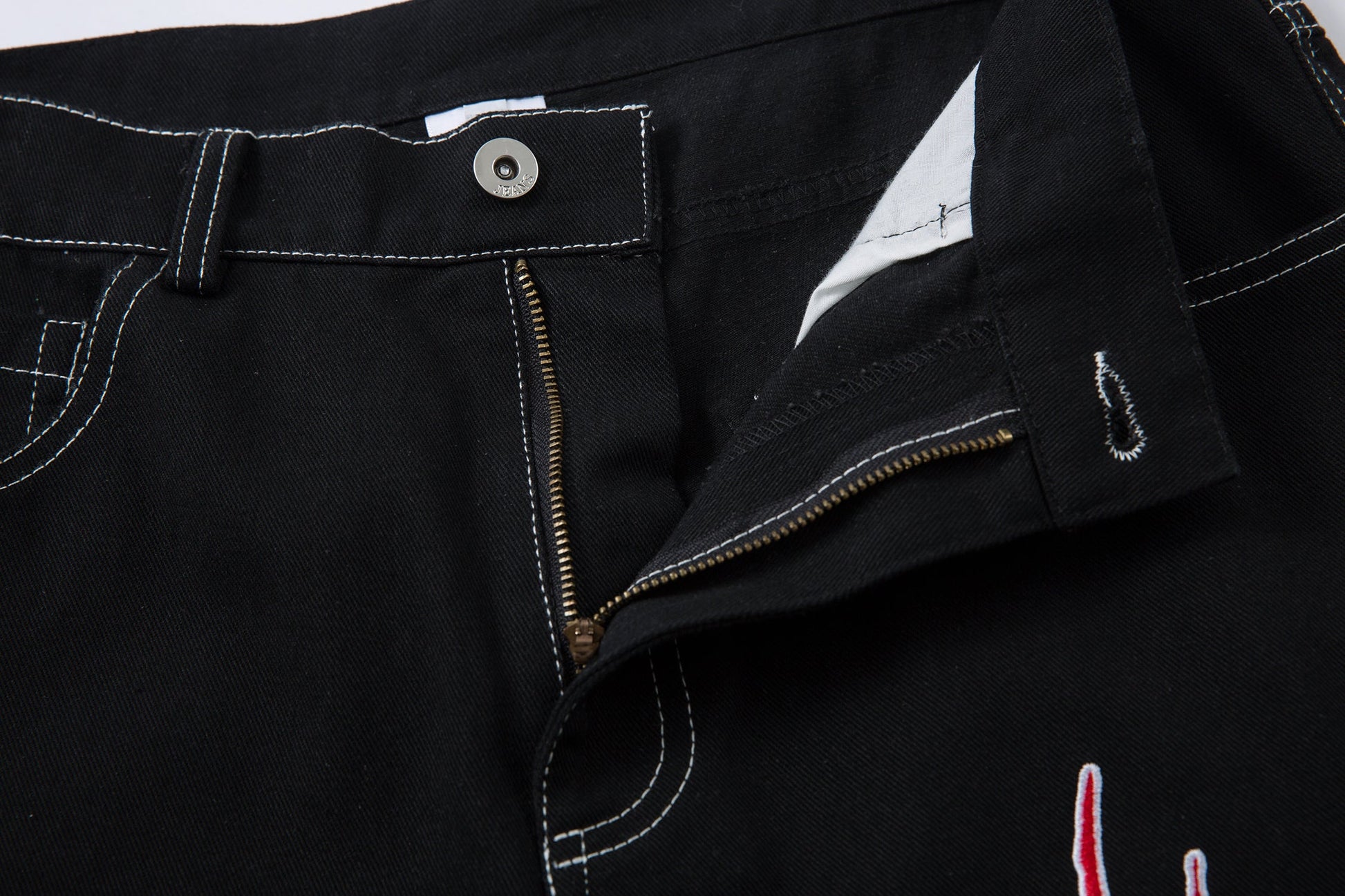 Flame Graphic | Baggy Jeans - Luxuryurbanwear