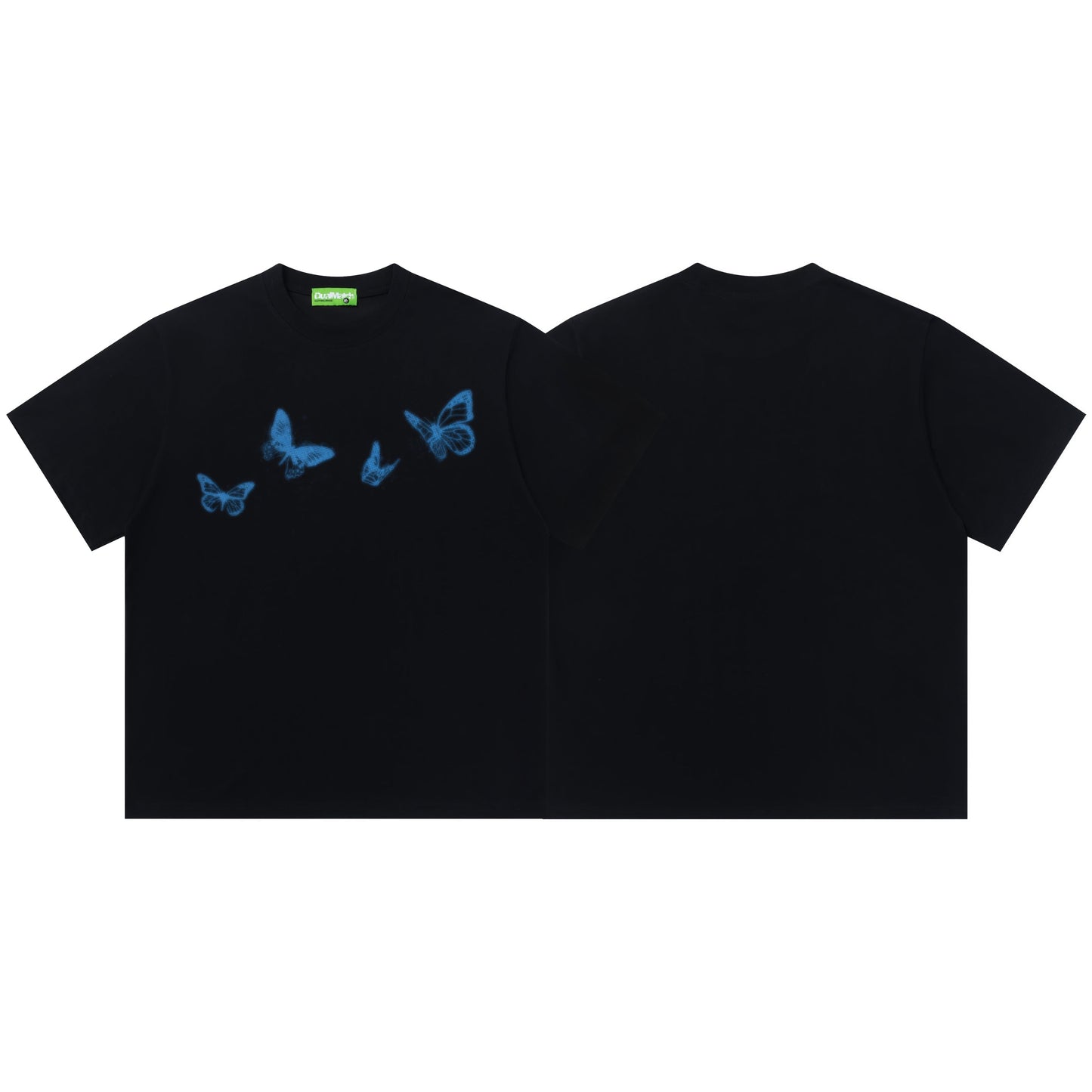 Glow Butterflies | Graphic T-shirt - Luxuryurbanwear