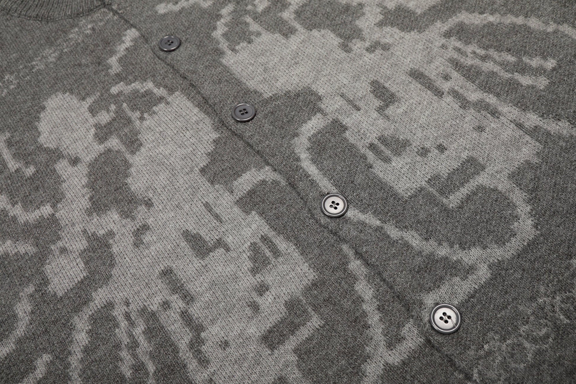 Cyclist Graphic | Knit Retro Cardigan - Luxuryurbanwear