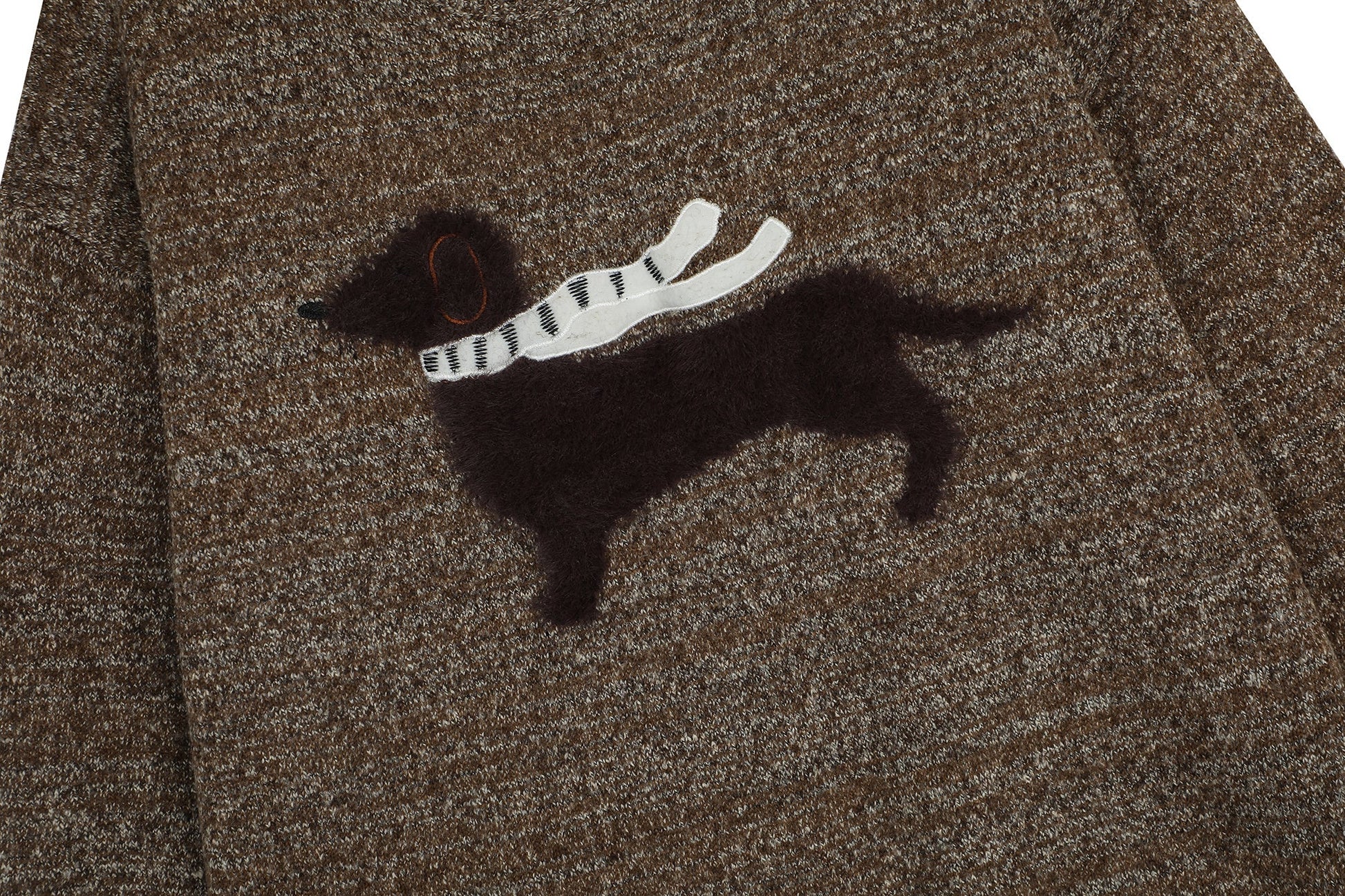 Furry Charm | Knitted Cardigan with Cat Motif - Luxuryurbanwear