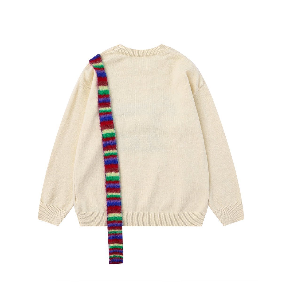Snow Pup | Embroidered Dog Knit Sweater - Luxuryurbanwear