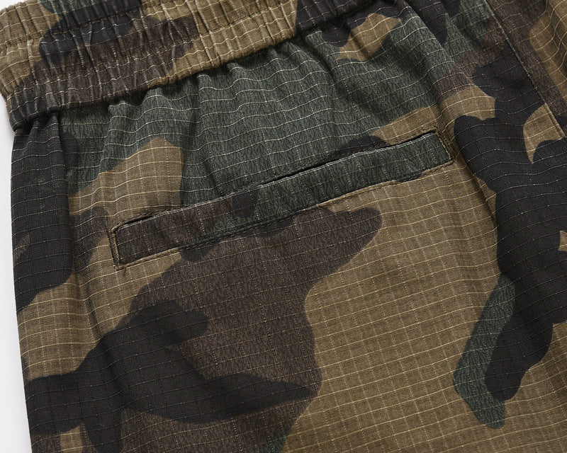 Utility Streetwear | Camo Cargo Shorts - Luxuryurbanwear