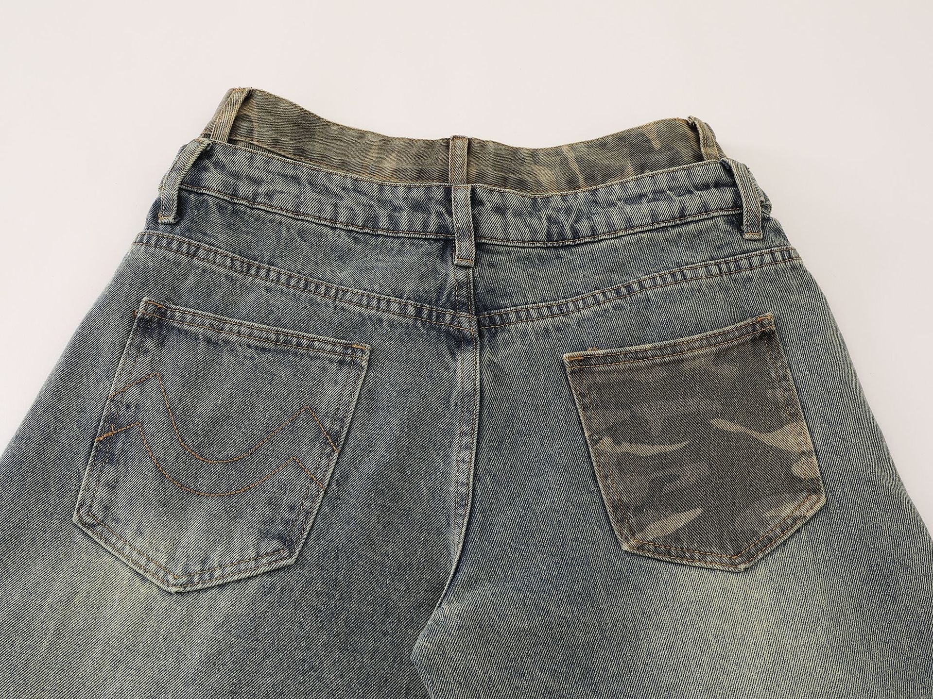 Baggy Barrel Double Waist | Panel Jeans - Luxuryurbanwear