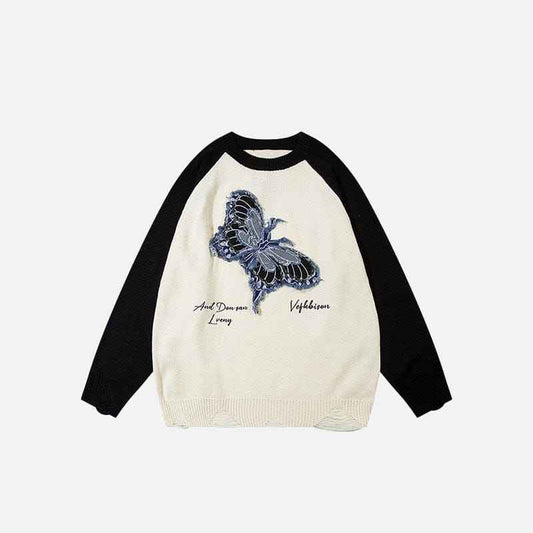 Sweat Butterfly Embroidery