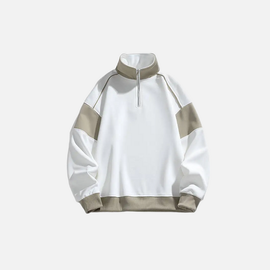 Winter High Quality Half Zipper Casual Sweatshirt - Luxuryurbanwear
