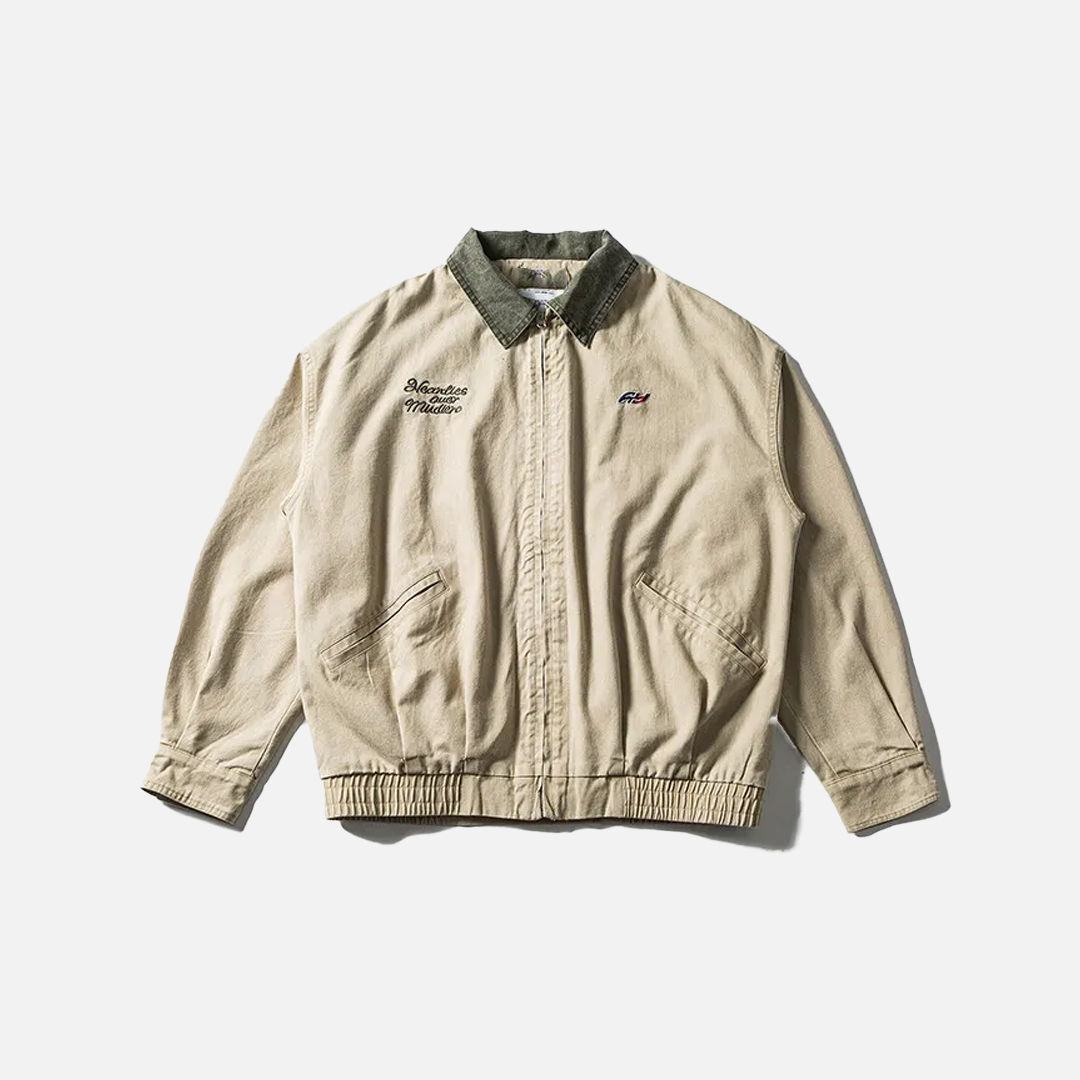 Autumn Oversized Casual Embroidery Denim Jacket - Luxuryurbanwear