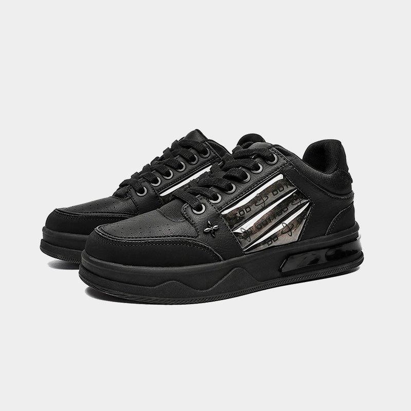 Shadow Letters | Embroidered Skate Shoes - Luxuryurbanwear