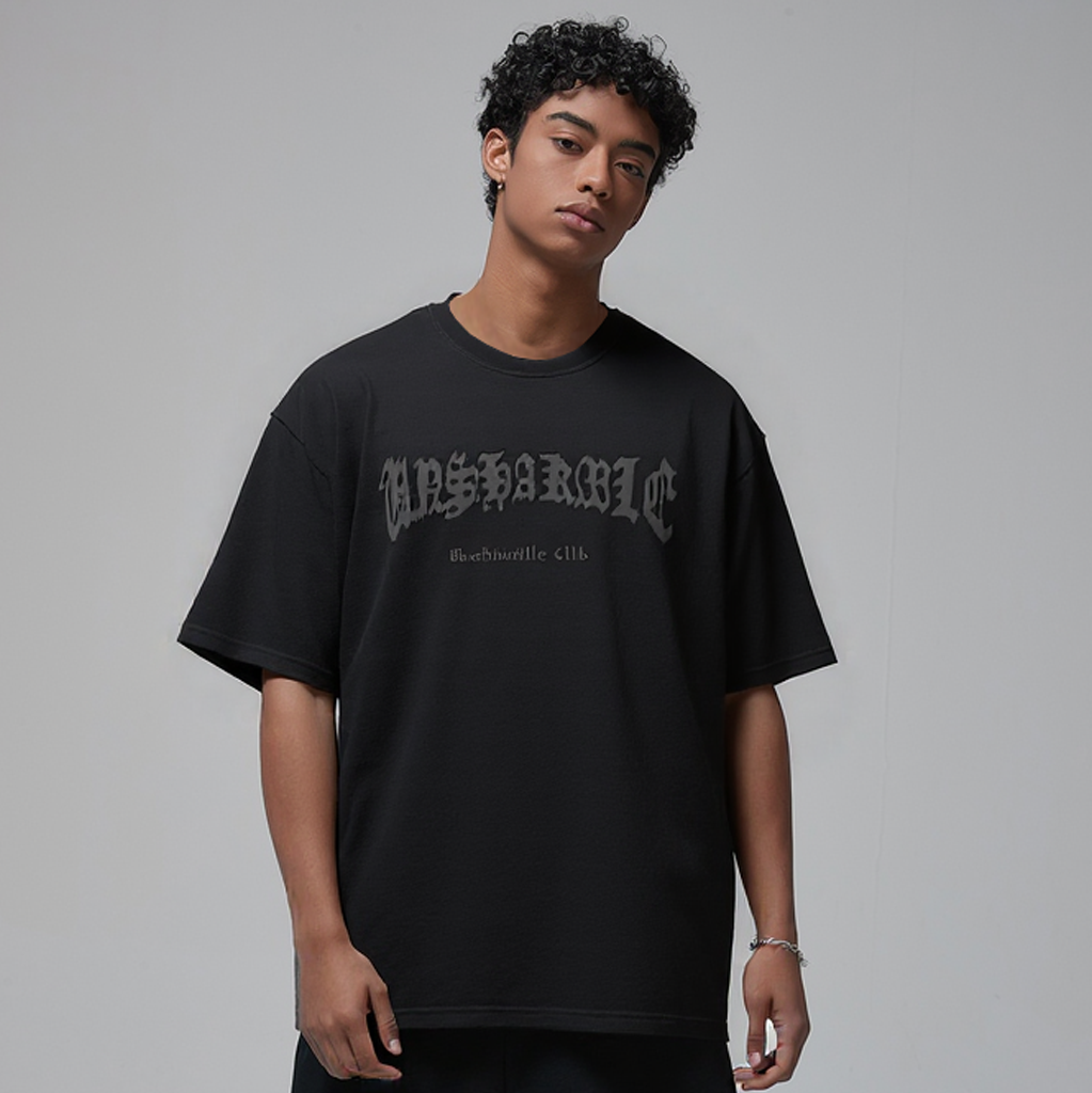 Spine Wing | Gothic Print T-Shirt - Luxuryurbanwear