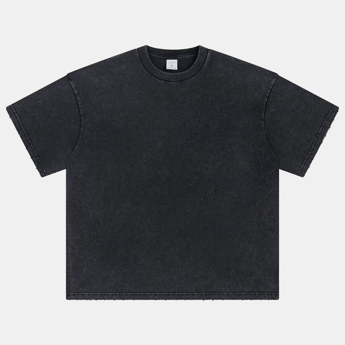 Washed Edge Distressed | Basic T-Shirt - Luxuryurbanwear