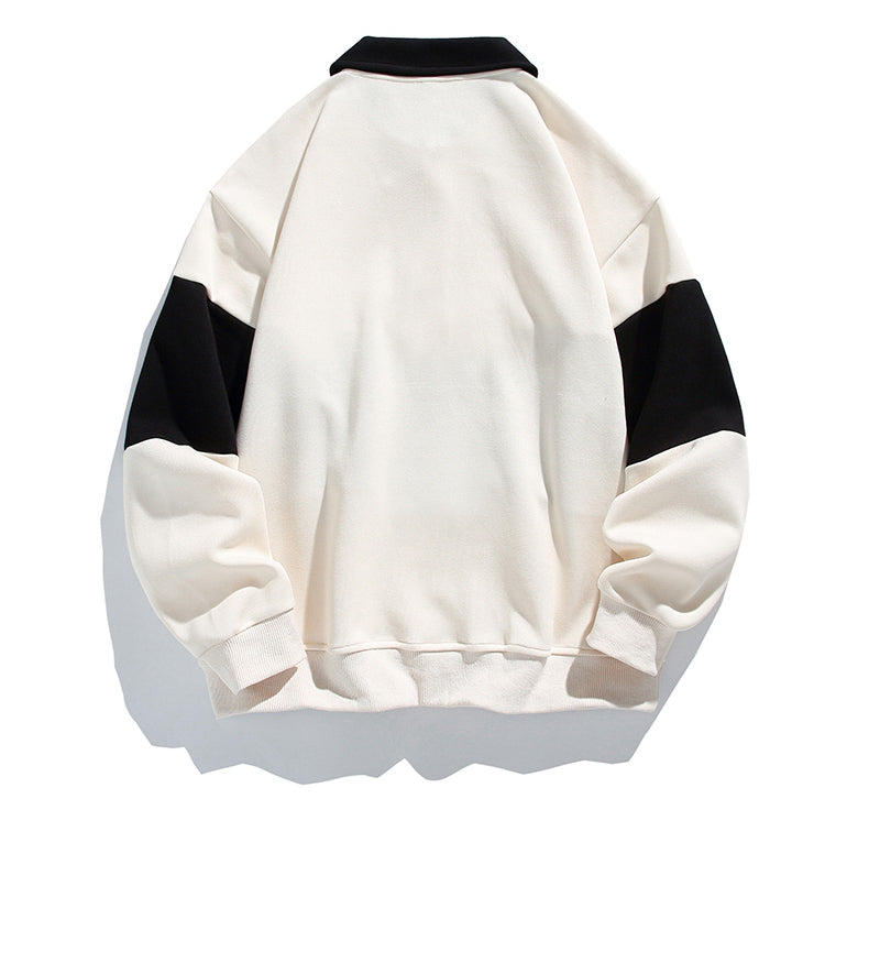 Classic Stripes | Timeless Polo Sweatshirt - Luxuryurbanwear