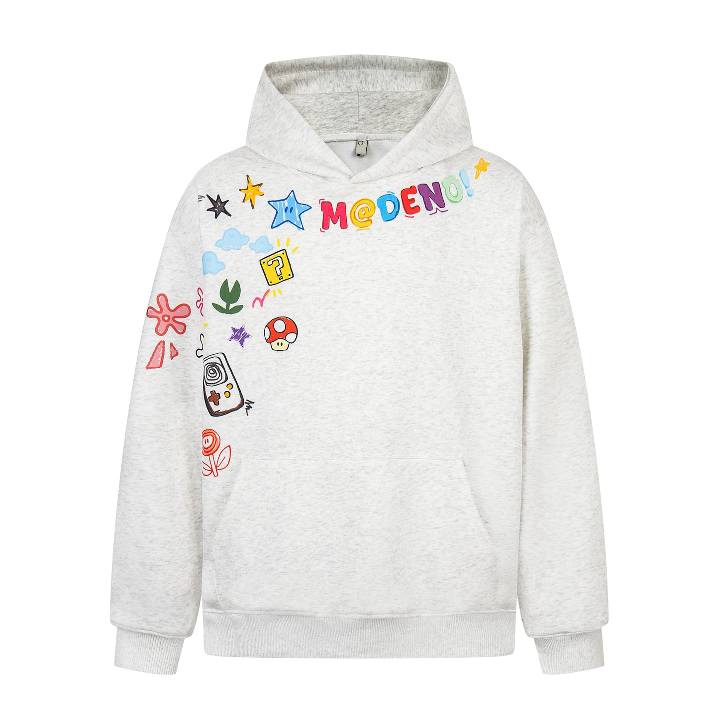 Graffiti Cartoon Print | Pullover Hoodie - Luxuryurbanwear