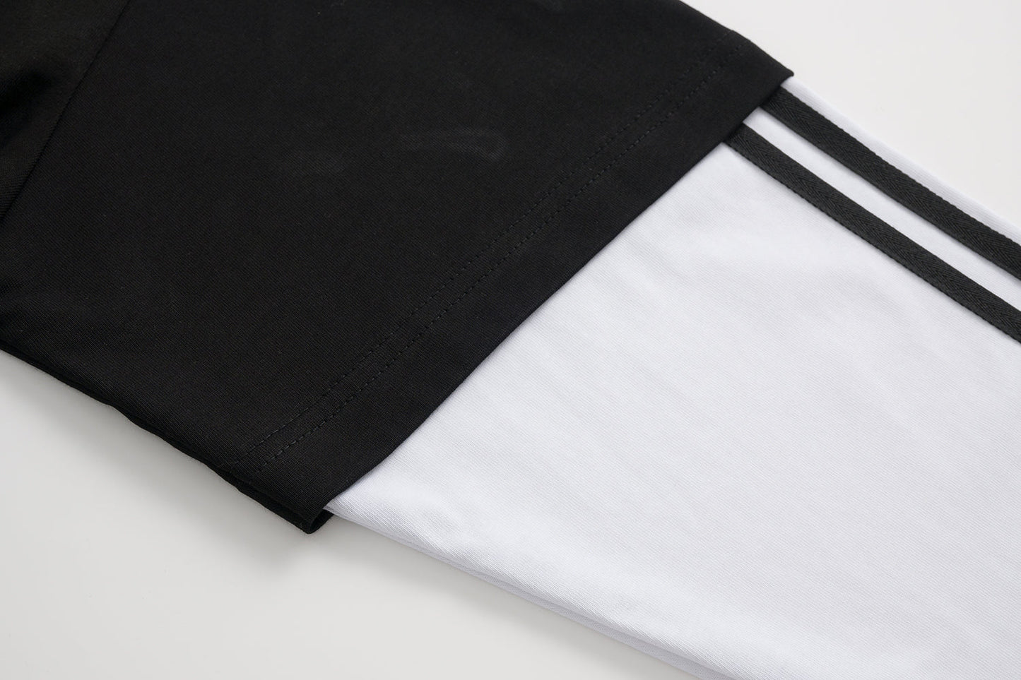 Layered Sleeve Design | Patchwork Sweatshirt - Luxuryurbanwear