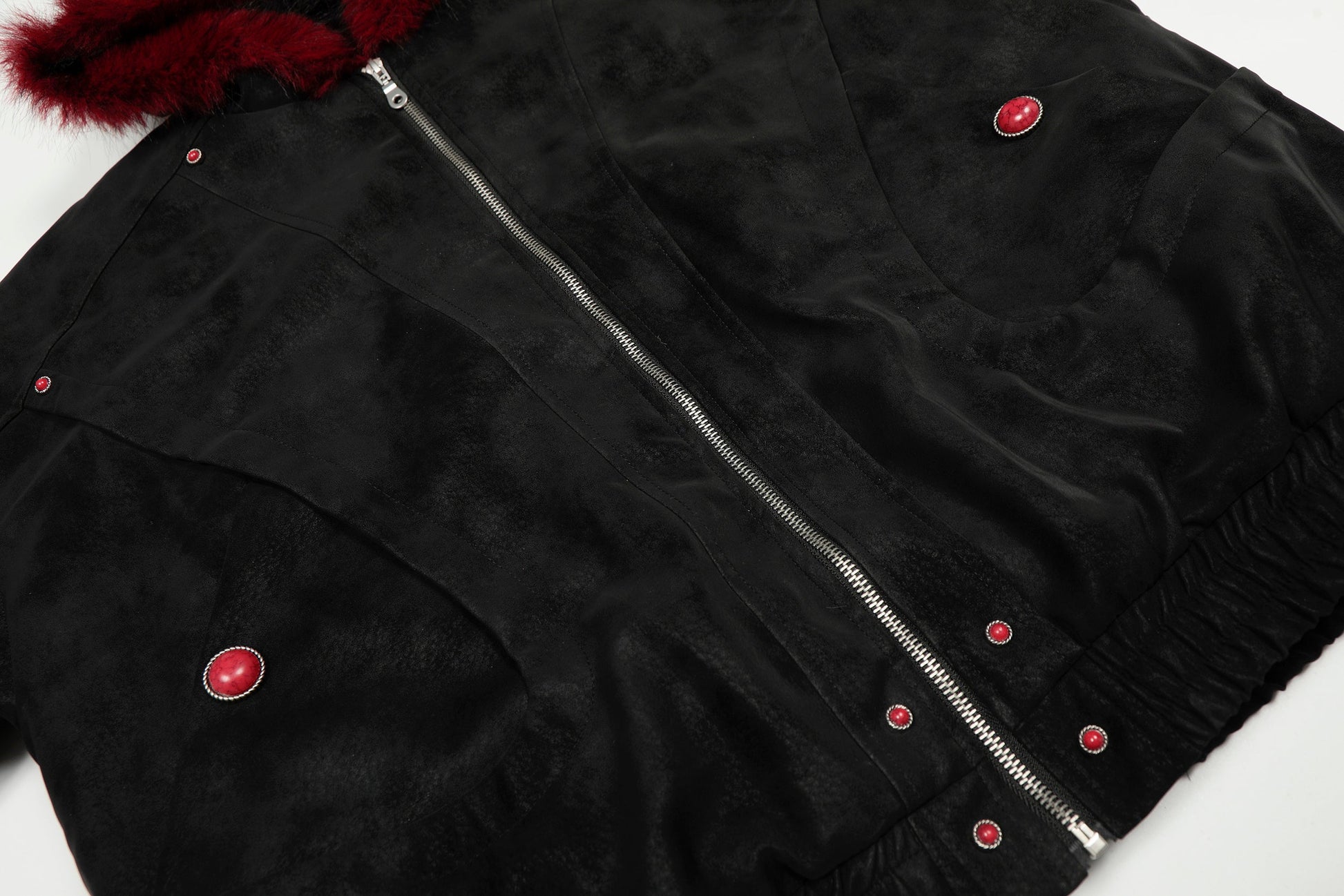 Dark Contrast | Hooded Winter Jacket - Luxuryurbanwear
