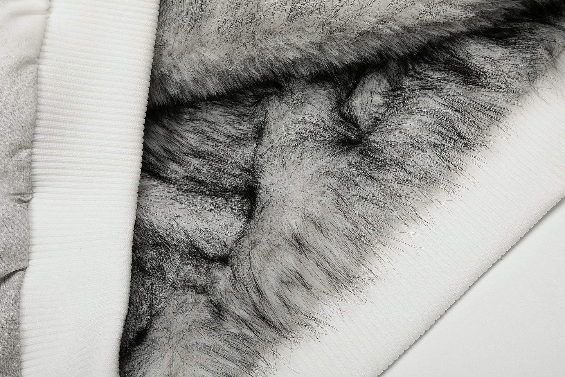 Faux-Fur Panel | Asymmetric Winter Jacket - Luxuryurbanwear