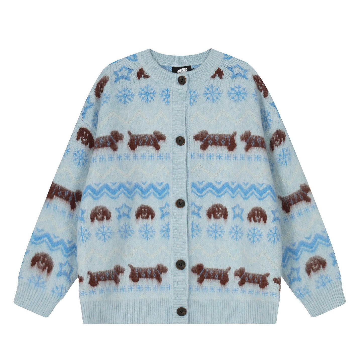 Puppy Fair | Button-Up Cardigan Sweater - Luxuryurbanwear