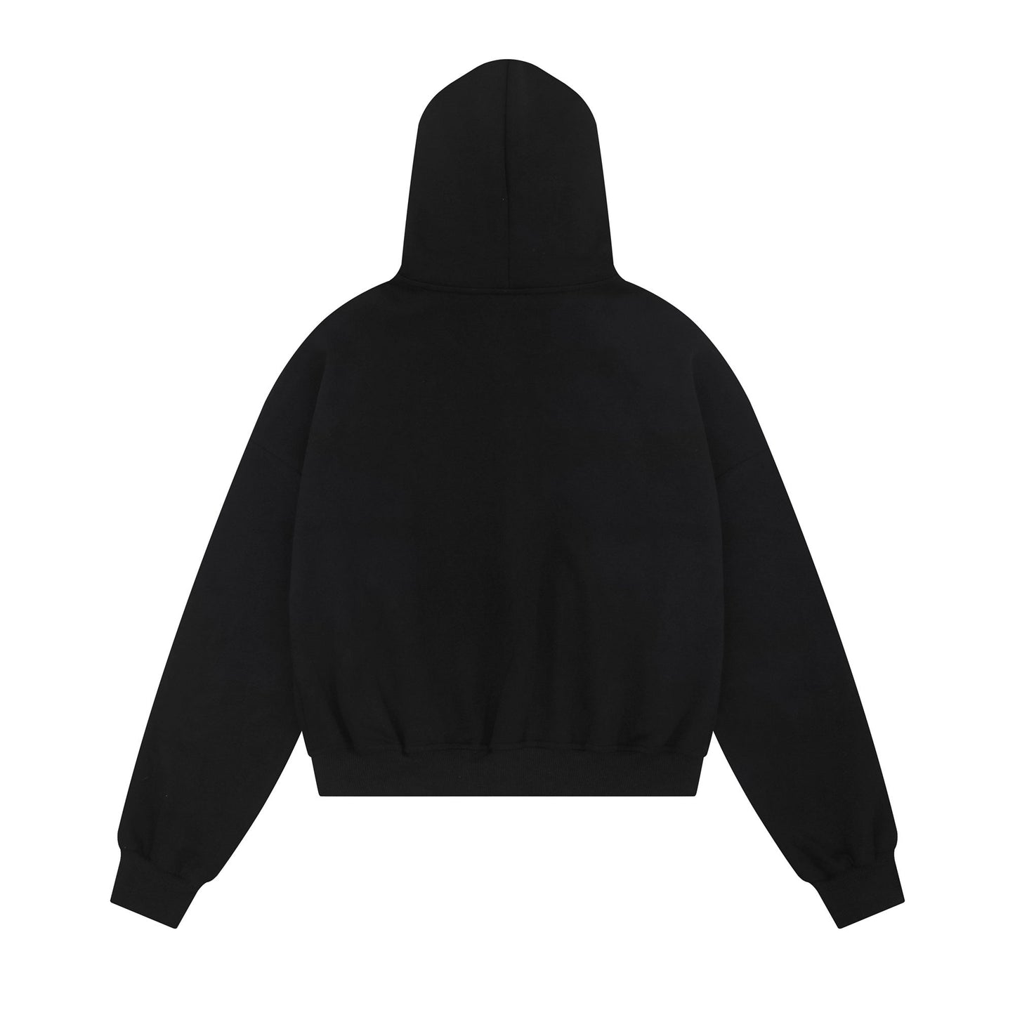 STELLAR | Rhinestone Script Zip Hoodie - Luxuryurbanwear
