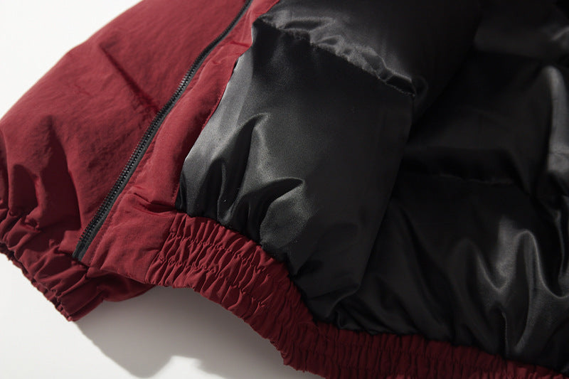 Color Blocking | Contrast Hooded Coat - Luxuryurbanwear