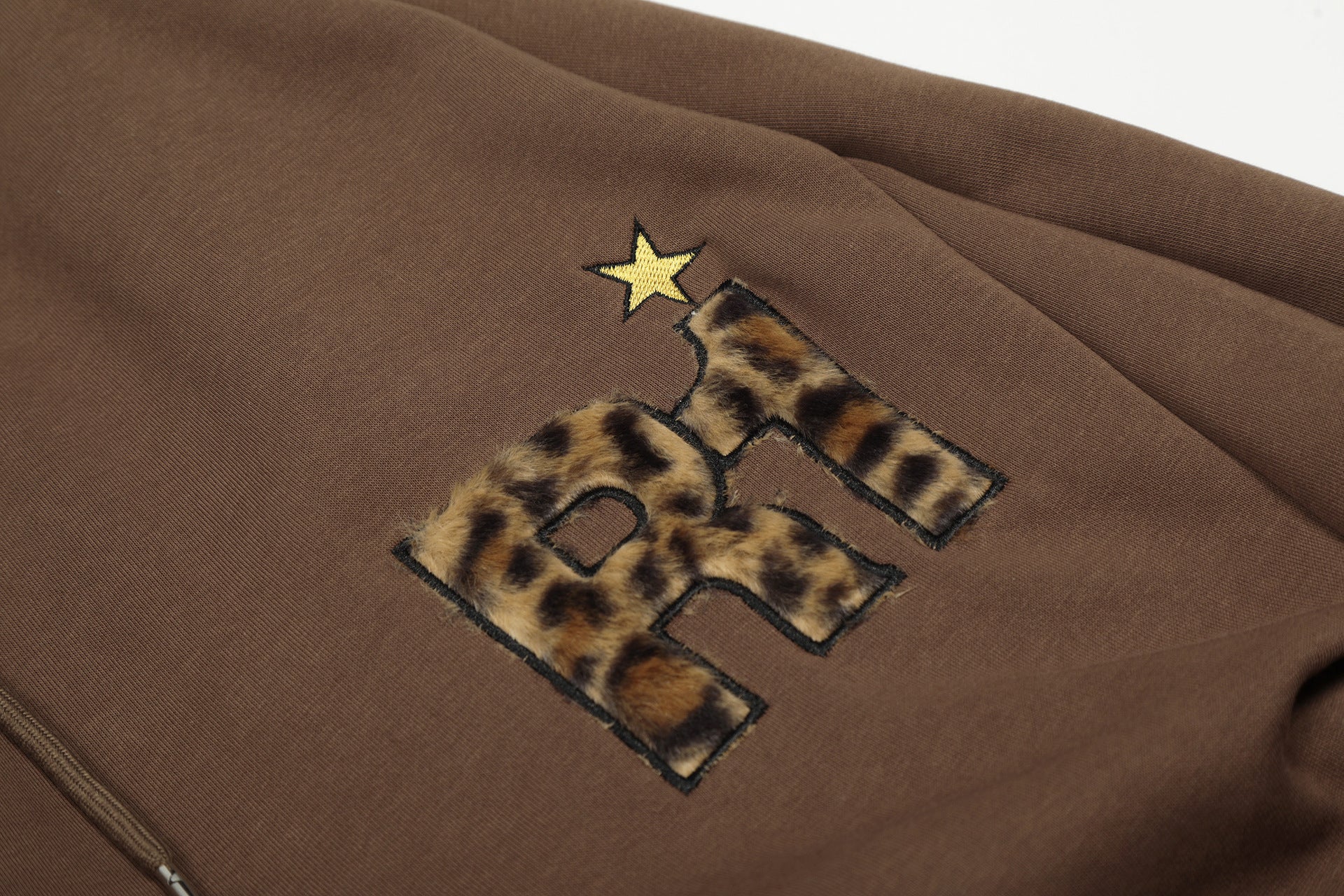 Faux-fur Leopard| Embroidery Barrel Pants - Luxuryurbanwear