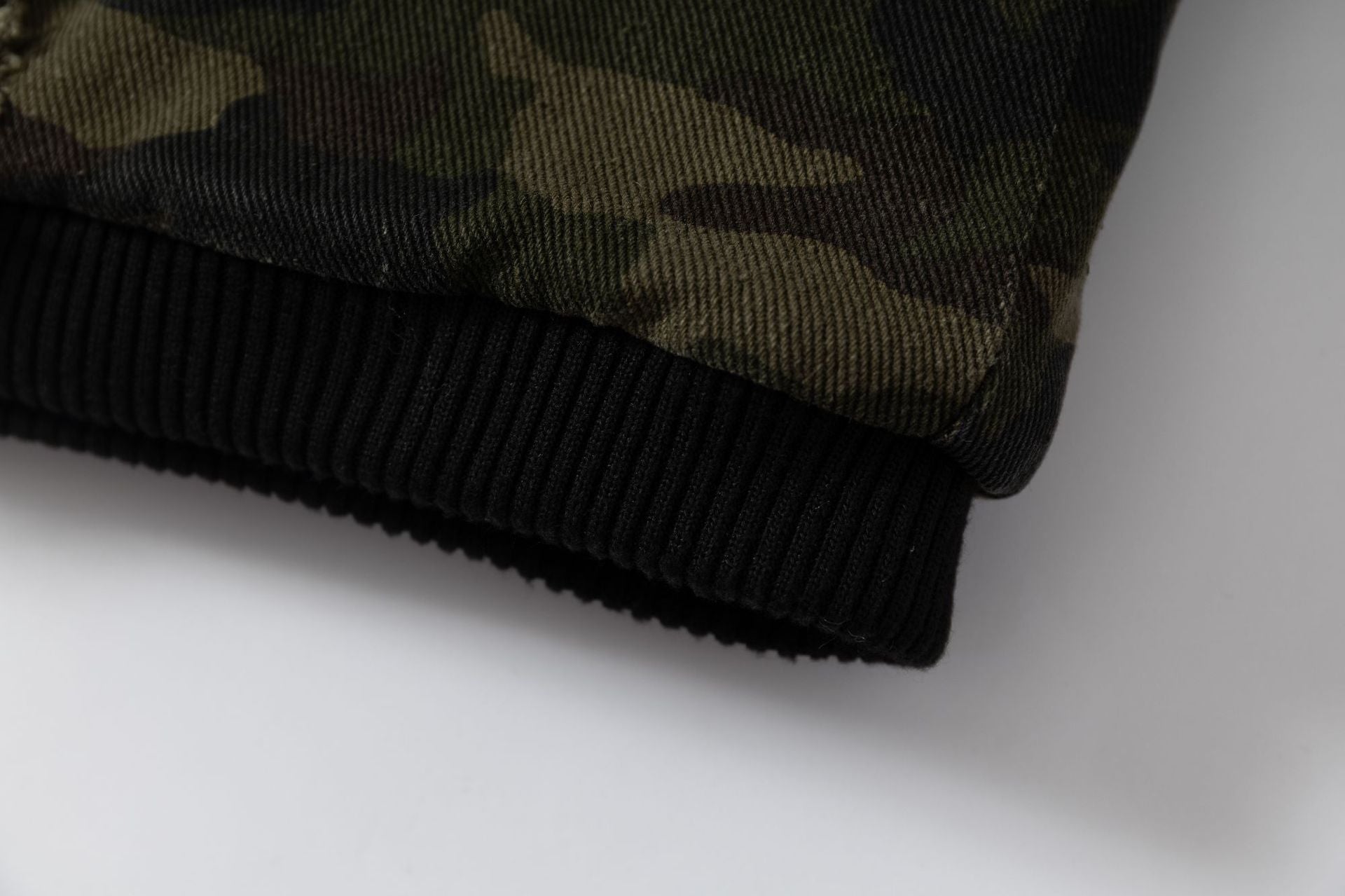 Camo Distressed | Metal Button Coat - Luxuryurbanwear