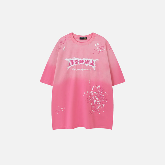 Graffiti Letter Hip Hop Cotton T-Shirt - Unisex Oversized Streetwear Graphic Tee